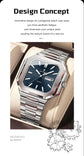 Square Fashion Man Waterproof Luminous Wristwatch Inspirational Watches