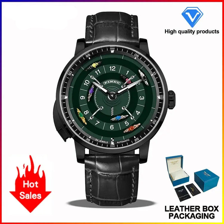 Horse Gambling Full Automatic Mechanical Inspirational Watches