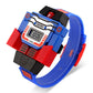 Digital Robot Transformation Cartoon Kids Sports Watch Inspirational Watches