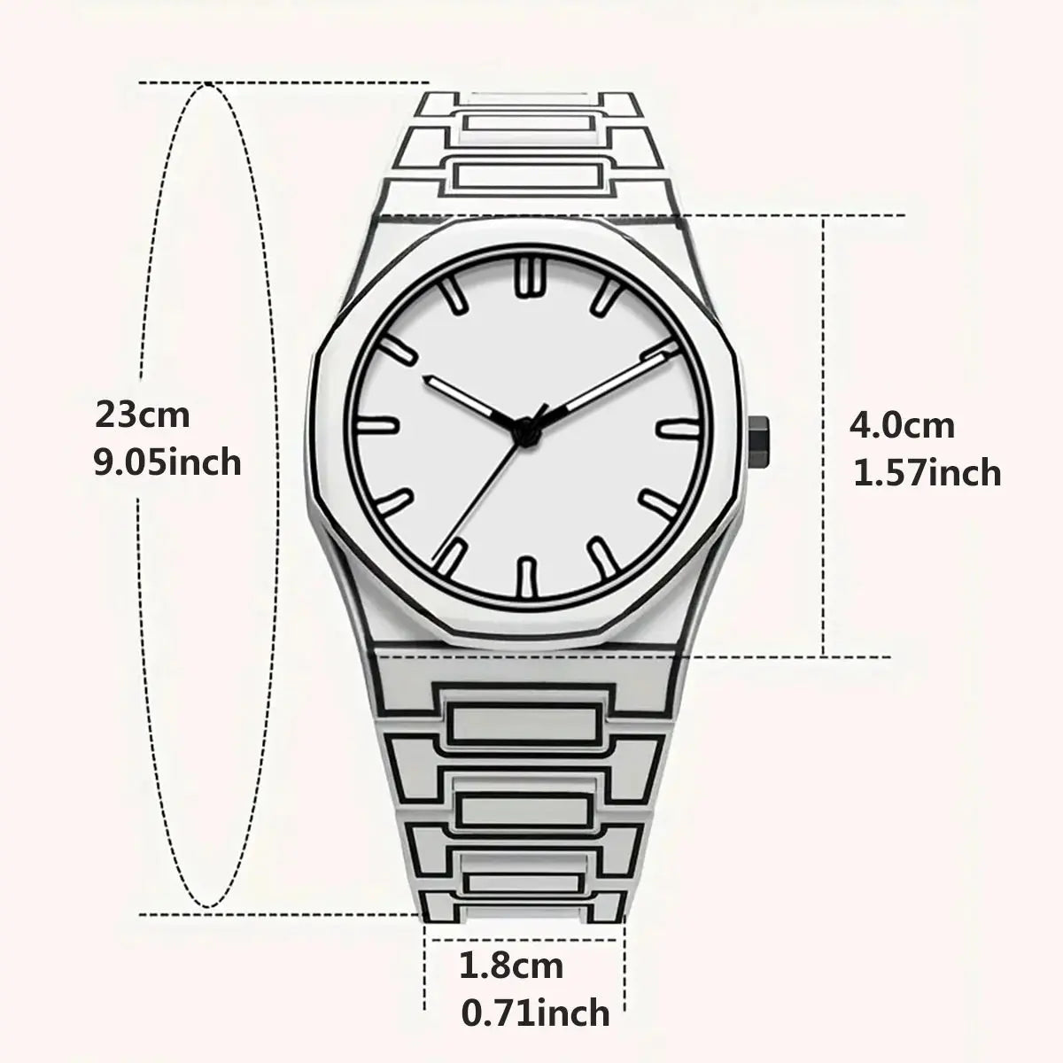 Modern Minimalist Sketching Creative Leisure Watch Creative 3D Sketch Design - Inspirational Watches