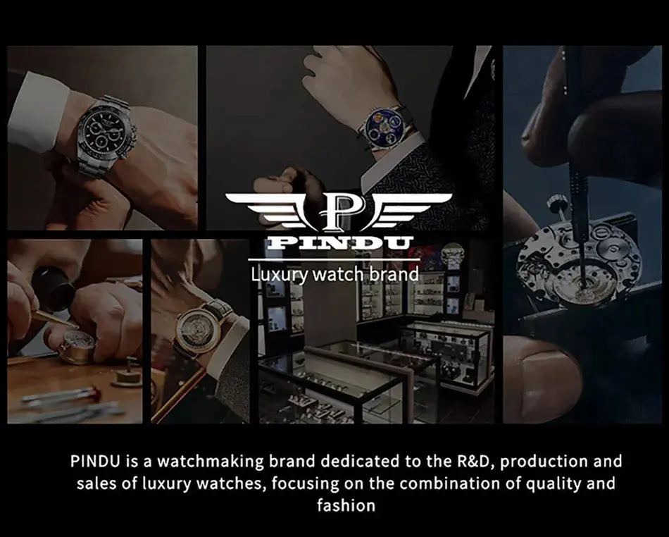 Design Automatic Mechanical Watch Movement Rotating Dial Roulette Watch - Inspirational Watches