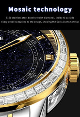 Original Automatic Watch for Men Luxury Japanese Diamond Luminous Inspirational Watches