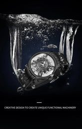Curvature Engine Star Ship Automatic Super Luminous Blue Nightlight Automatic Inspirational Watches