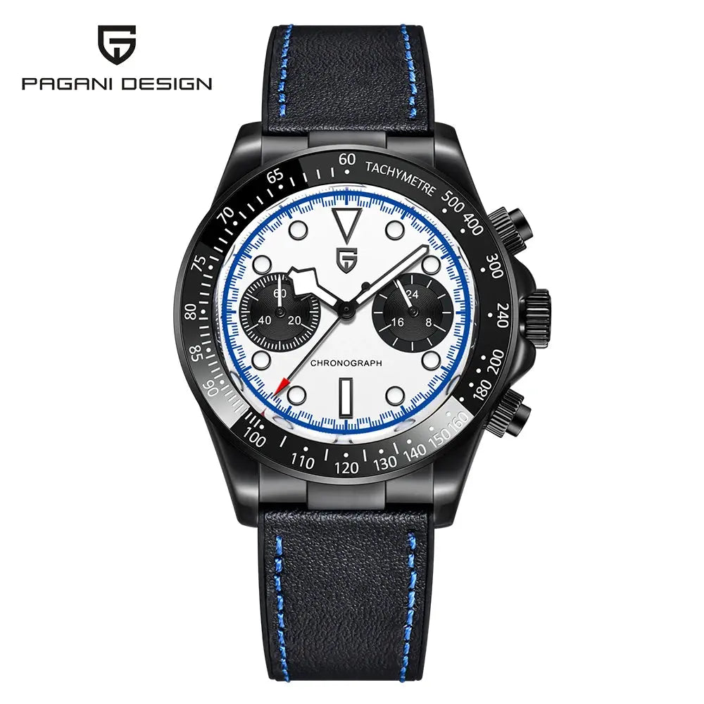 Chronograph Watch Racing car Sport Waterproof AR Sapphire glass - Inspirational Watches