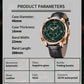 Horse Gambling Full Automatic Mechanical Inspirational Watches