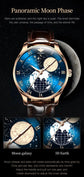 Moon Phase Starry Sky Japan Automatic Mechanical Wristwatch Inspirational Watches