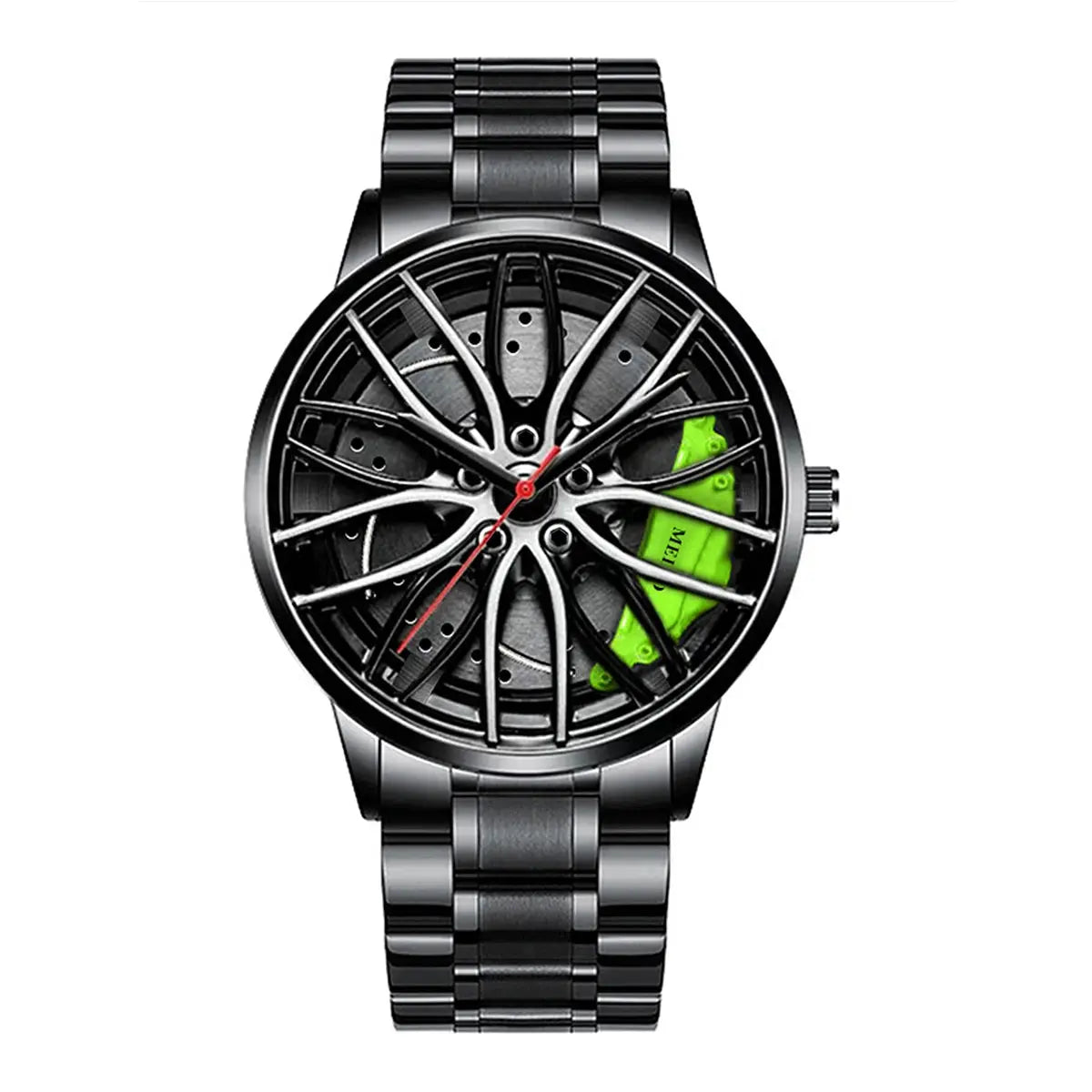 Car Wheel Stainless Steel Watch Inspirational Watches