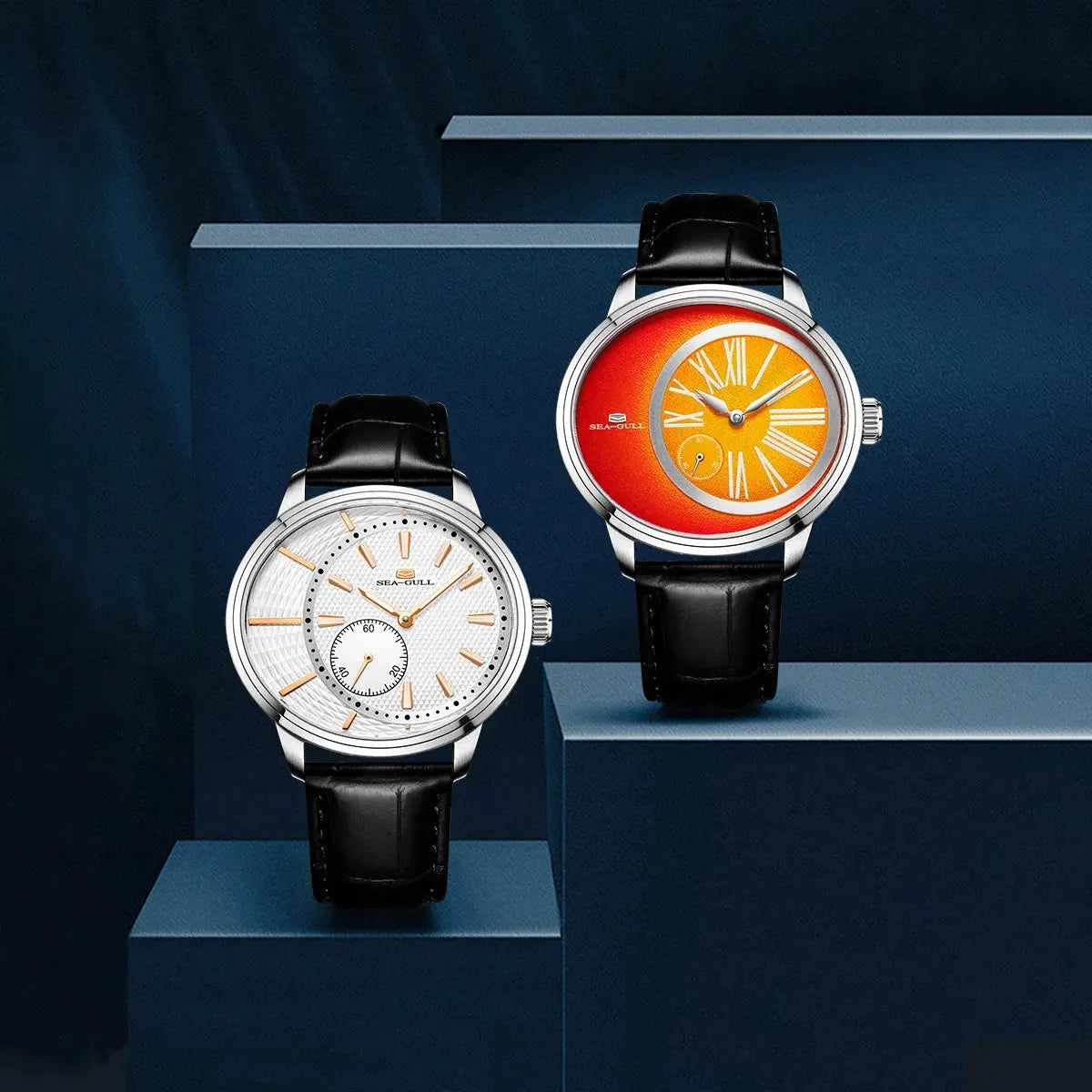 Oval Dial Automatic Mechanical Waterproof Luminous Inspirational Watches