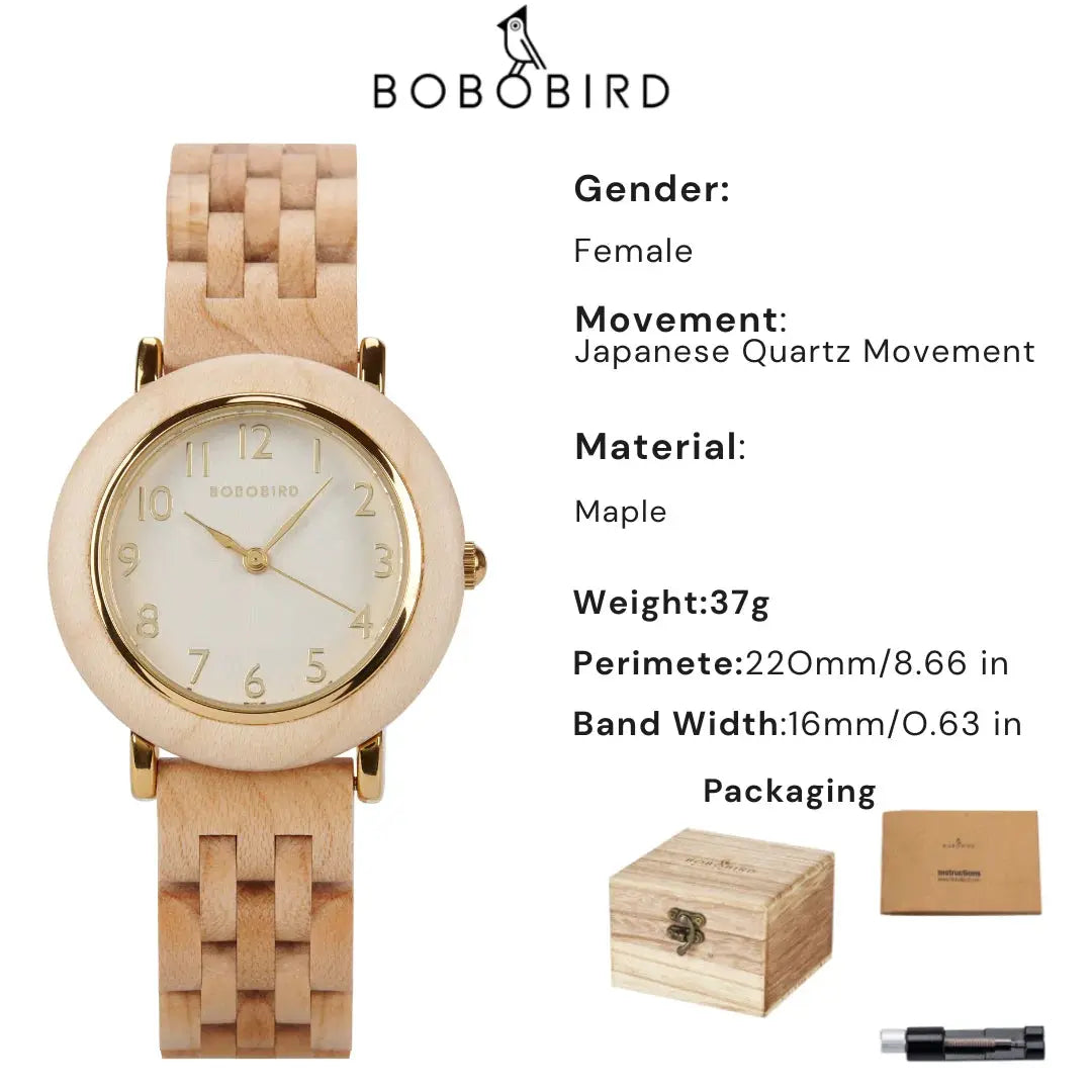Elegant women wooden watches Inspirational Watches