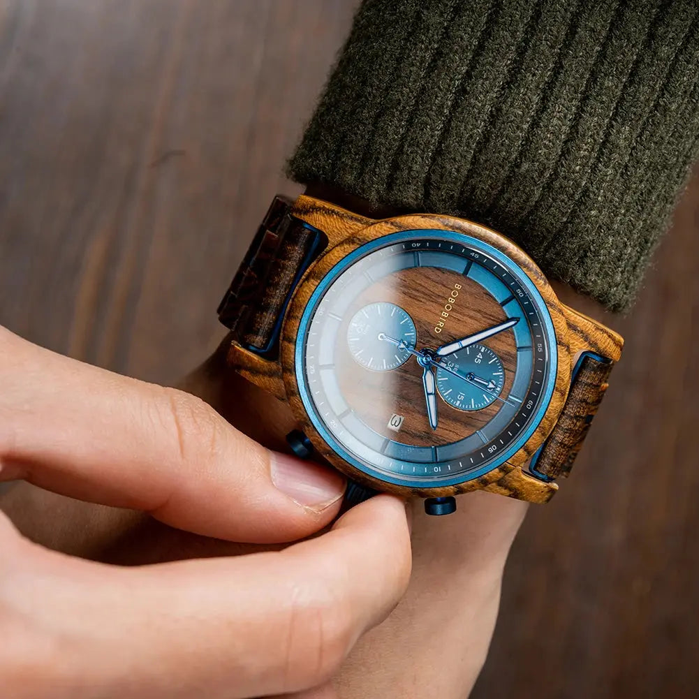 Vintage Wooden Watch for Men – Luxury Original Wristwatch with Premium Design - Inspirational Watches