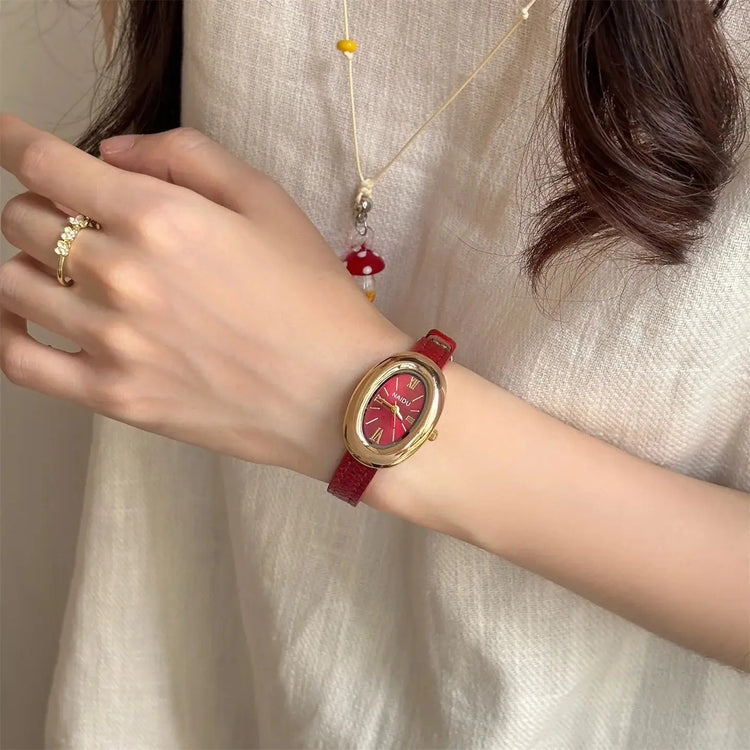 Women’s Oval Quartz Watch Inspirational Watches