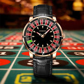 Design Automatic Mechanical Watch Movement Rotating Dial Roulette Watch - Inspirational Watches