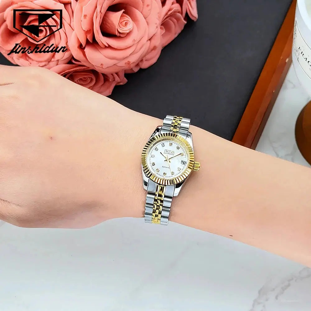 Automatic Mechanical Luxury Fashion Stainless Steel Women&