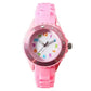 Analog Kids Watch Silicone Band Colorful Number Inspirational Watches