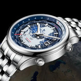 World Time Original Automatic Mechanical High Quality Sapphire Inspirational Watches