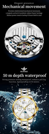 Luxury Business Moon Phase Watch - Inspirational Watches