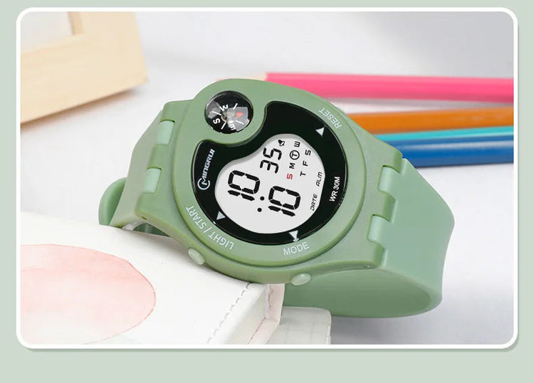 LED Electronic Kids Watch with Soft Silicone Strap Inspirational Watches
