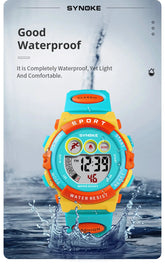 30M Waterproof Electronic Kids Sports Watch Inspirational Watches