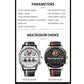 Luxury Mechanical Watch Unique Rotate Date Leather Strap Inspirational Watches
