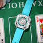 Roulette Sports Style Fashion Night Light Square Watch Inspirational Watches