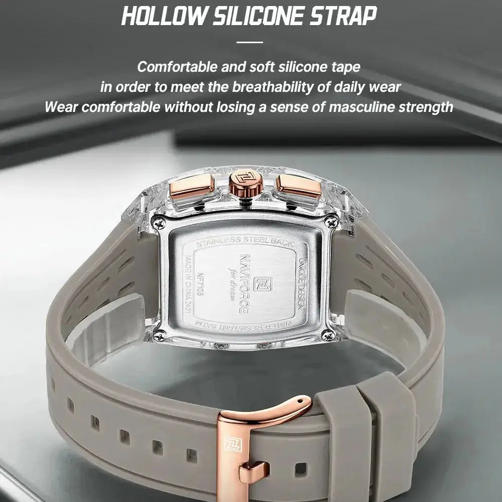 Transparent Tonneau Chronograph Watch Inspirational Watches