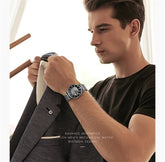 Mechanical Hand Wind Watch for Men Top Brand Luxury Fashion Skeleton Mesh Strap Wristwatch Male Clock Montre Homme Drop Shipping Inspirational Watches