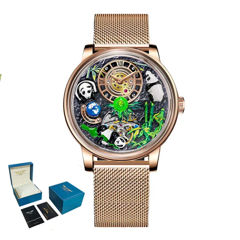 Panda Bamboo Mechanical Men&
