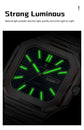 Square Fashion Man Waterproof Luminous Wristwatch Inspirational Watches