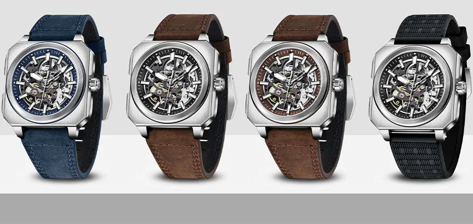 PAGANI DESIGN New Hollowed Men Mechanical Watch Top Brand Sapphire Glass Clock Classic Luxury Waterproof Automatic Men&