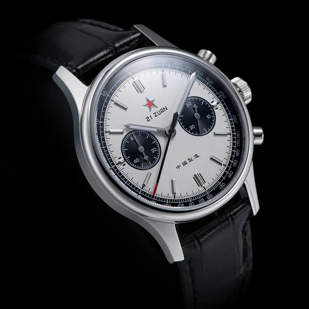 1963 Panda Pilot Chronograph Watch Air Force Sapphire - Inspirational Watches