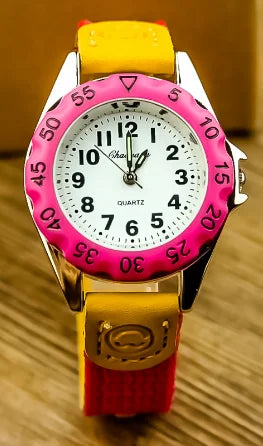 Colorful Number Kids watch Fabric Strap Inspirational Watches