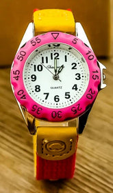 Colorful Number Kids watch Fabric Strap Inspirational Watches