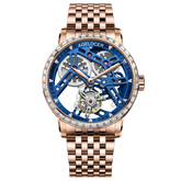 Tourbillon Luxury Skeleton Manual Mechanical Inspirational Watches