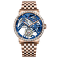 Tourbillon Luxury Skeleton Manual Mechanical Inspirational Watches
