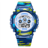 Multifunctional Kids Electronic Watch Color Luminous Dial Life Waterproof Inspirational Watches