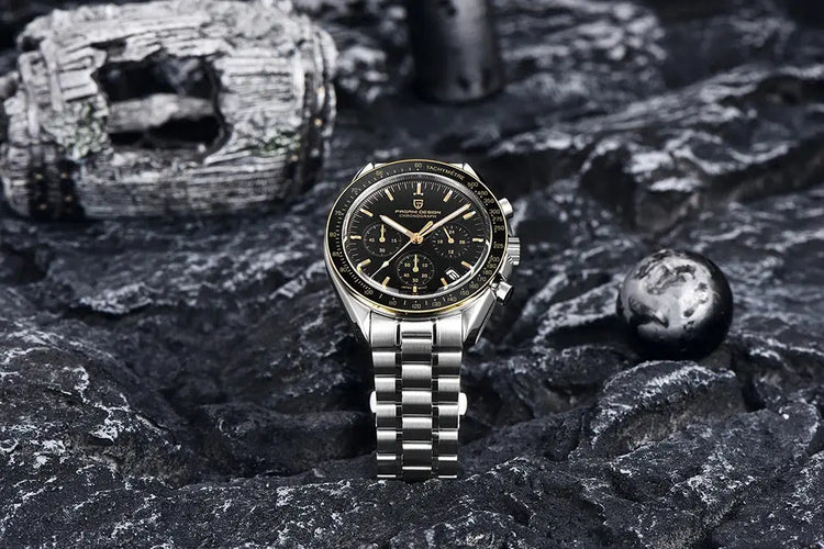 Luxury Business Mens Watches Chronograph AR Sapphire Mirror Waterproof - Inspirational Watches