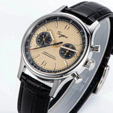 Mechanical Chronograph Panda Wristwatch Air Force Sapphire Waterproof Inspirational Watches