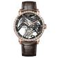 Tourbillon Luxury Skeleton Manual Mechanical Inspirational Watches