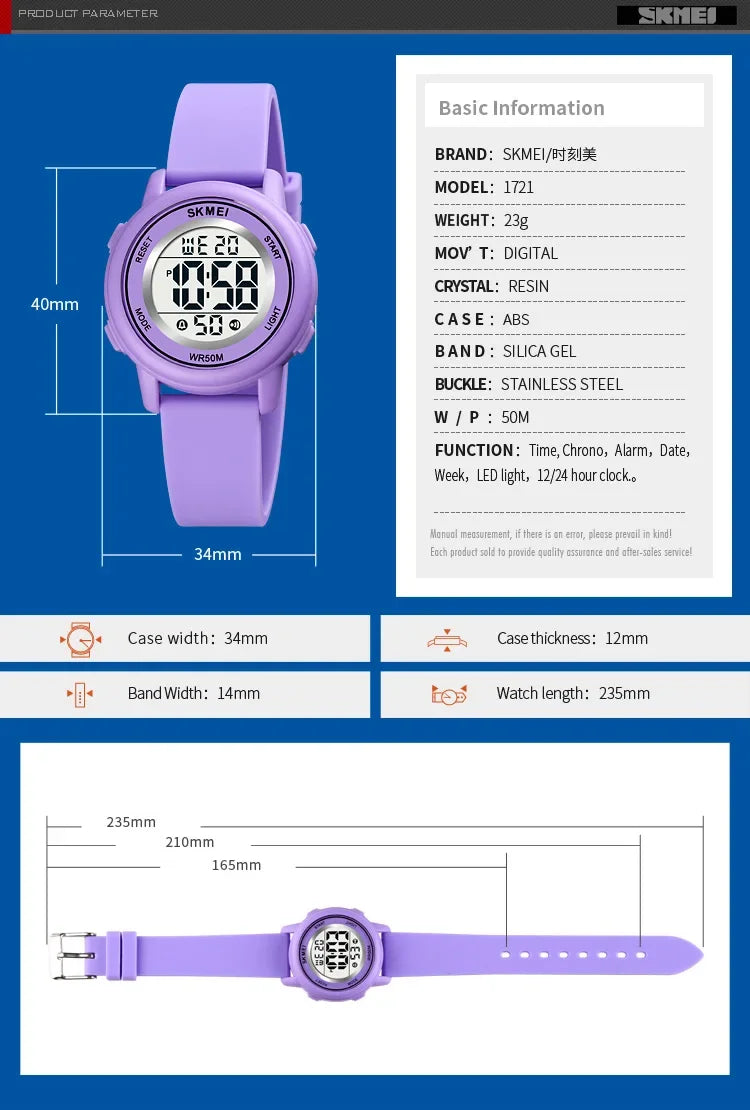 Waterproof Kids Sports Watch Inspirational Watches
