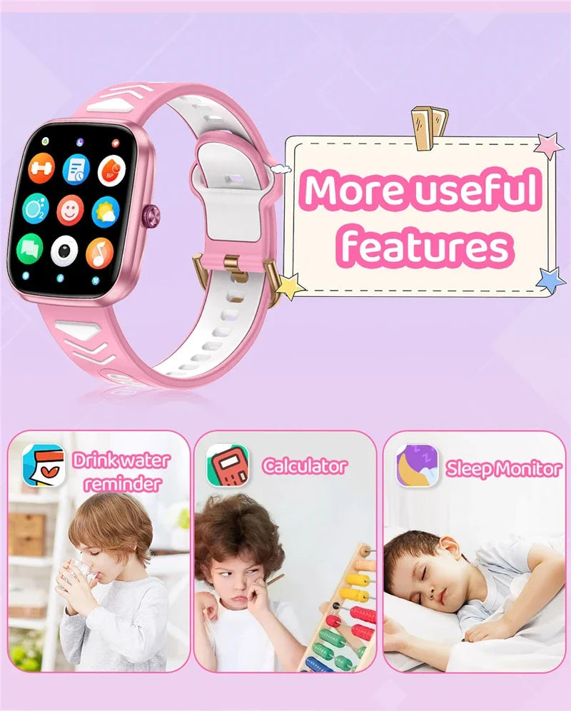 Waterproof Fitness Tracker Bluetooth Call Kids Smartwatch Inspirational Watches