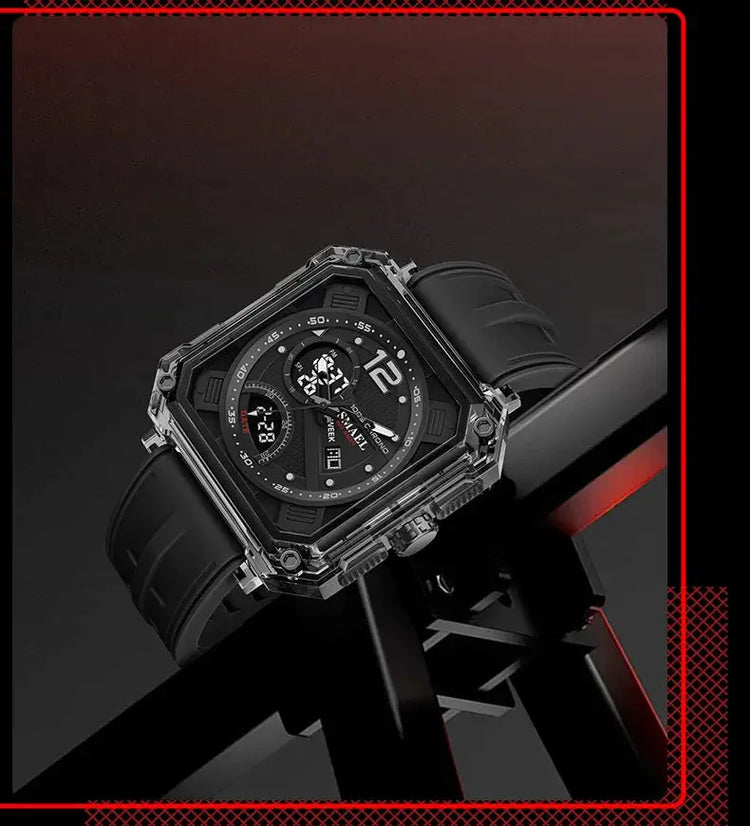 Military Watches Men Watch 2025 New 50M Waterproof Wristwatch Stopwatch Alarm LED Light Digital Watches 8121 Men&