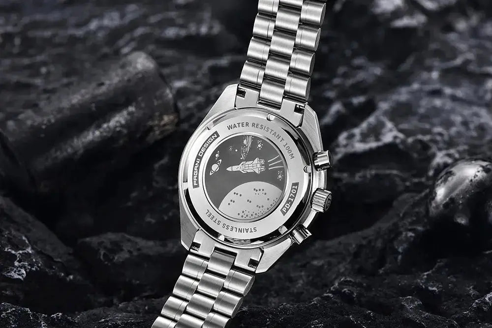 Luxury Business Mens Watches Chronograph AR Sapphire Mirror Waterproof - Inspirational Watches
