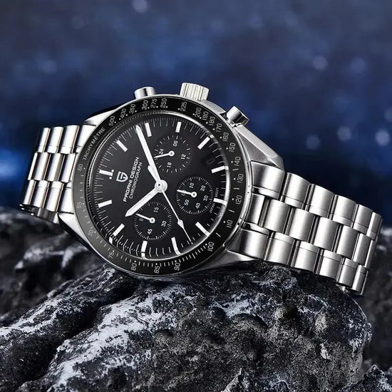 Luxury Business Mens Watches Chronograph AR Sapphire Mirror Waterproof - Inspirational Watches