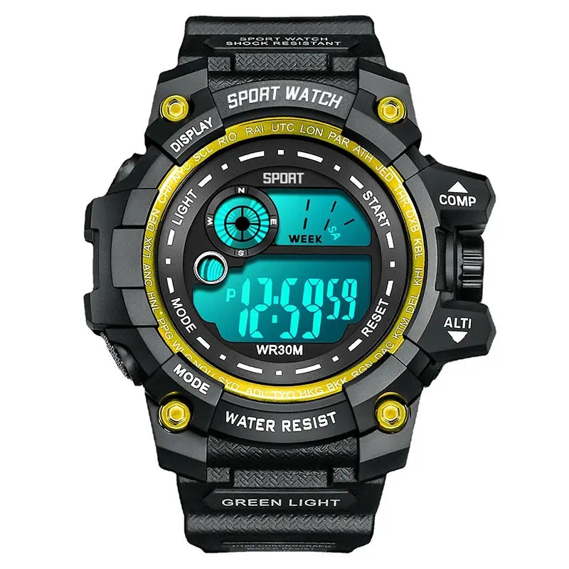 LED Digital Luminous Fashion Sport Waterproof Watches For Man Date Army Military Clock - Inspirational Watches