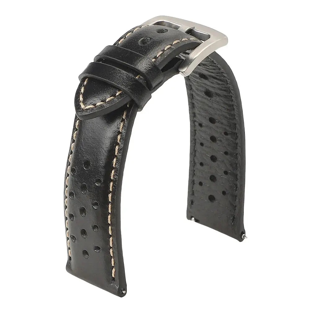 Premium Perforated Genuine Leather Watch Strap