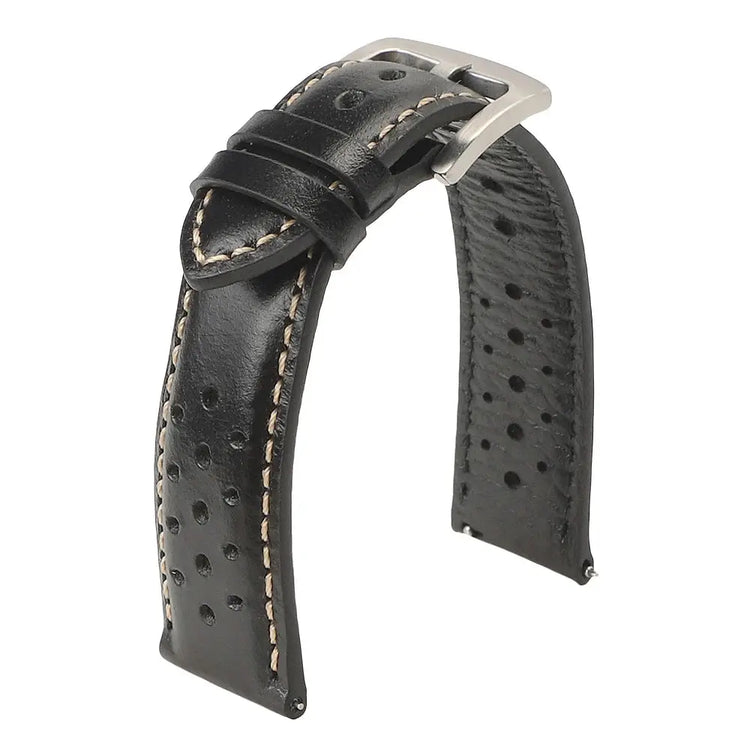 Premium Perforated Genuine Leather Watch Strap