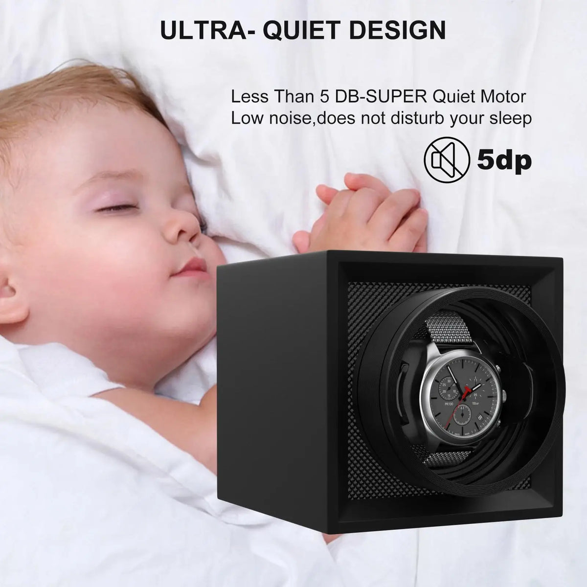 Ultra-Quiet Single Automatic Watch Winder