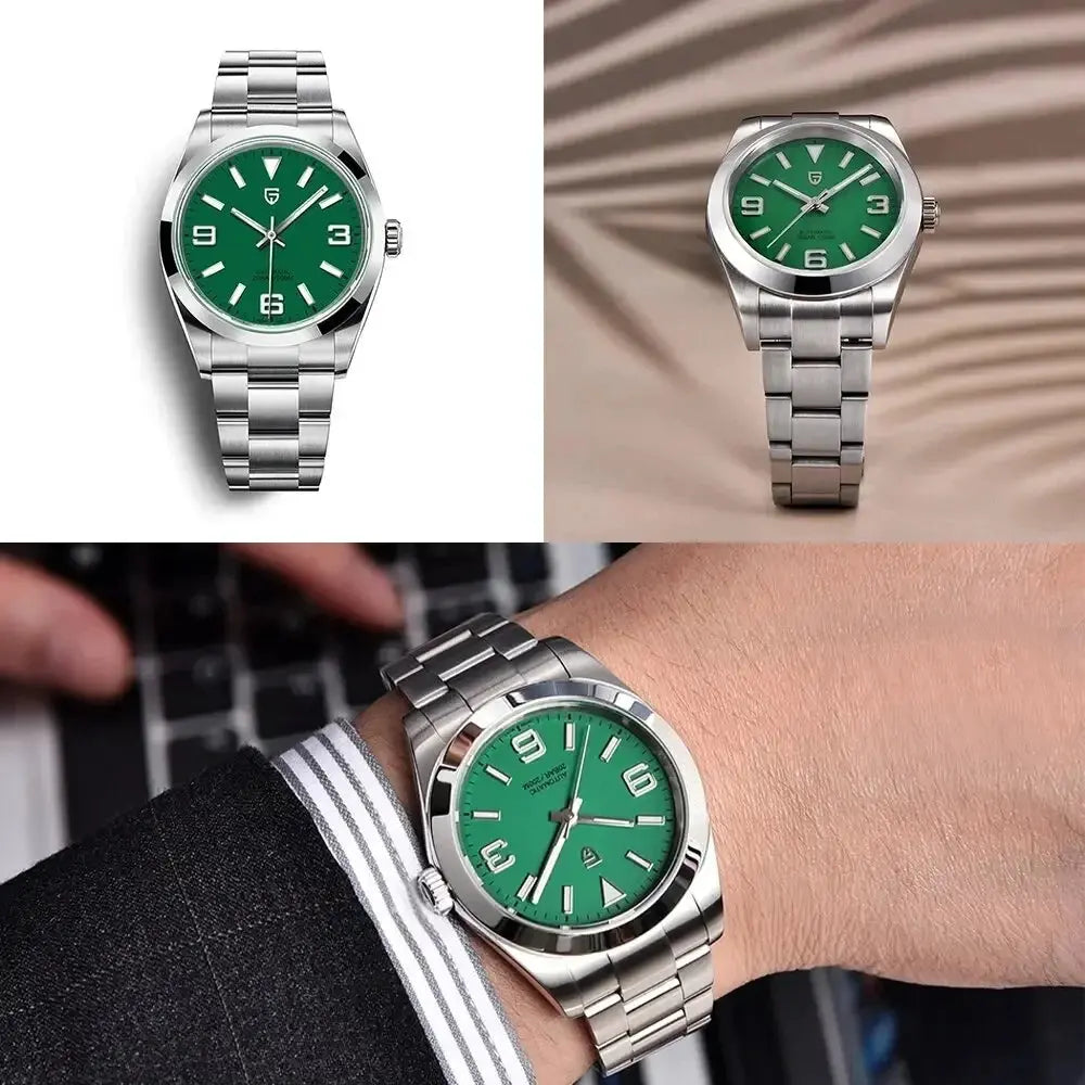 Automatic Watches 40MM Stainless Steel Wristwatch Sapphire AR Coated - Inspirational Watches