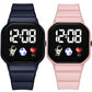 Waterproof LED Digital Kids Sport Watch Silicone Strap Inspirational Watches