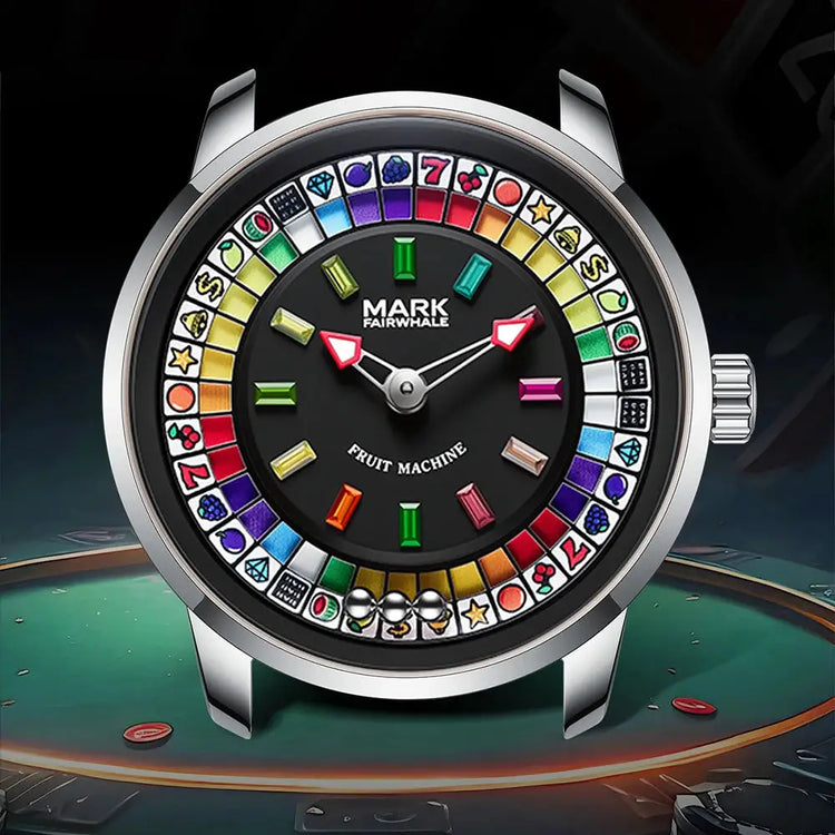 Mark Fairwhale New Quartz Watch For Men Fruit Rotating Dial Wristwatch Luxury Waterproof  Clock Man Fashion Watch 2026 Top Brand Inspirational Watches